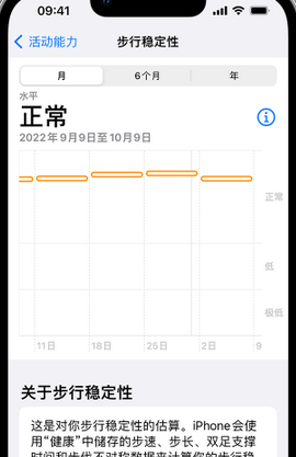 乾县iPhone手机维修如何在iPhone开启'步行稳定性通知'