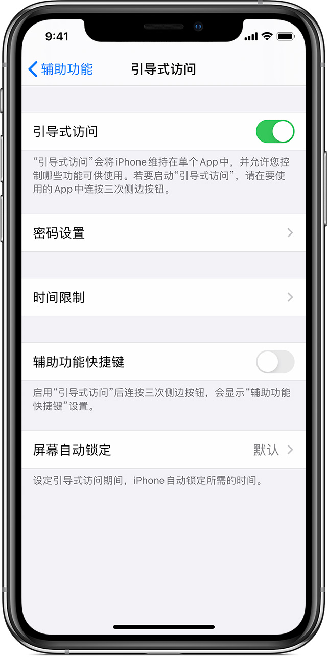 乾县苹果手机维修分享如何在 iPhone 上退出引导式访问 