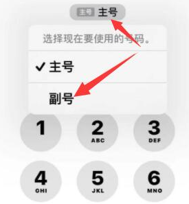 乾县苹果14维修店分享iPhone 14 Pro Max使用副卡打电话的方法 