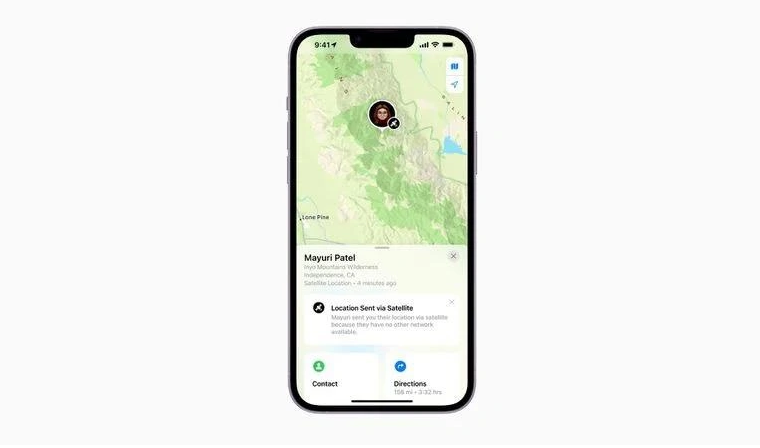 乾县苹果14维修分享iPhone14系列中 FindMy功能通过卫星分享位置方法教程 