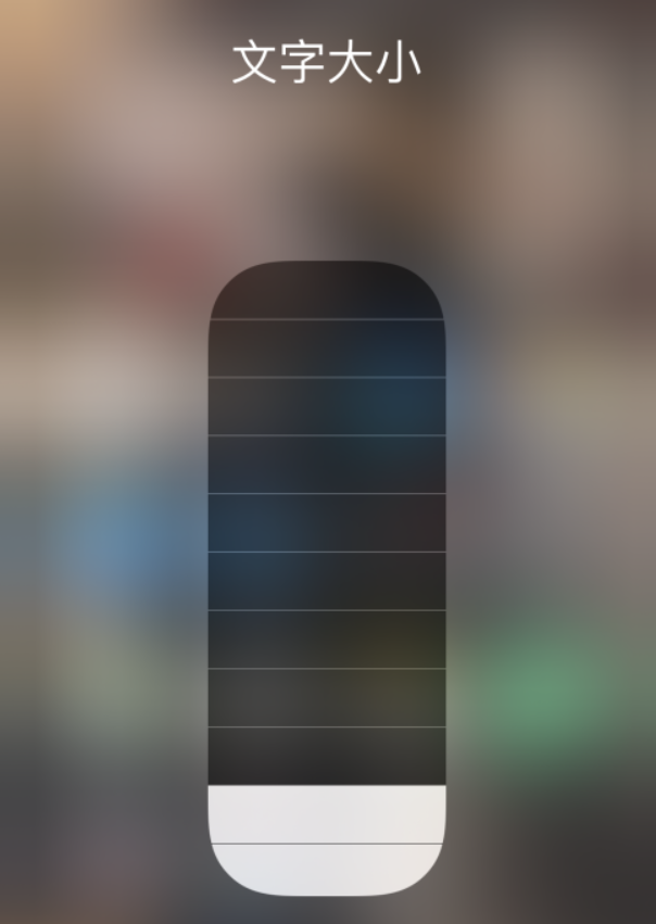 乾县苹果手机维修分享小技巧：在 iPhone 控制中心快速调节字体大小 